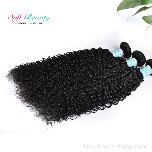 Xuchang Hair Factory Raw Virgin Cuticle Aligned Hair Bundles with Lace Closure,Unprocessed Mink Brazilian Hair Vendor